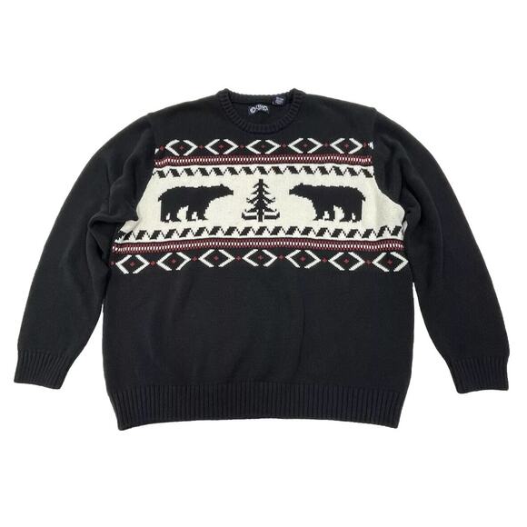 Chaps Ralph Lauren Thick Tight Knit Nordic Sweater Men's Sz XXL Lodge Cabincore - Picture 1 of 10